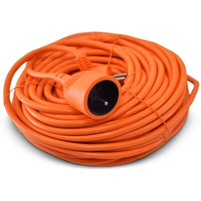 Rallonge électrique I-Watts - 25m, 3x1.5mm, Orange - Rallonge - Publicité Rallonge électrique I-Watts - 25m, 3x1.5mm, Orange - Rallonge - Publicité