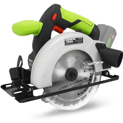 CONSTRUCTOR Power Shared PSCS20B - Scie circulaire sans fil - 20V Max - Publicité CONSTRUCTOR Power Shared PSCS20B - Scie circulaire sans fil - 20V Max - Publicité