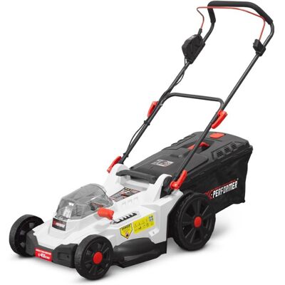 Tondeuse à batterie X-Performer 40V, 43cm, réglage en 6 positions - Publicité Tondeuse à batterie X-Performer 40V, 43cm, réglage en 6 positions - Publicité