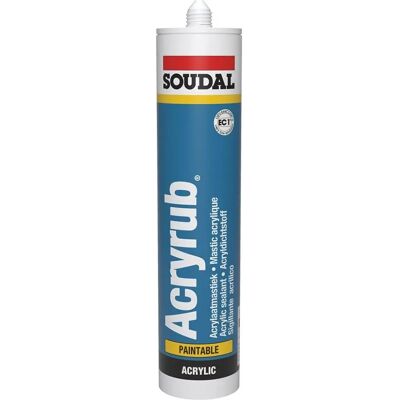 Soudal Soudal Acryrub Grau Dichtstoff Soudal Soudal Acryrub Grau Dichtstoff