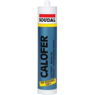Soudal Calofer Sigillante Alta Temperatura - 310ml (Confezione da 15) Soudal Calofer Sigillante Alta Temperatura - 310ml (Confezione da 15)