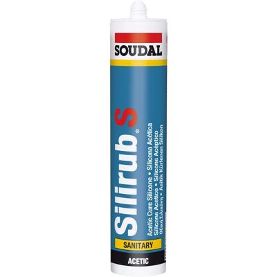 Siliconico Sanitario Soudal Silirub S Trasparente Siliconico Sanitario Soudal Silirub S Trasparente
