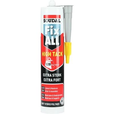 Soudal 290ml Colla Grigia Fix All High Tack Soudal 290ml Colla Grigia Fix All High Tack