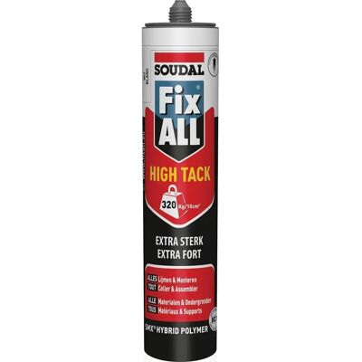Soudal Fix All High Tack Beige - Lijm Soudal Fix All High Tack Beige - Lijm