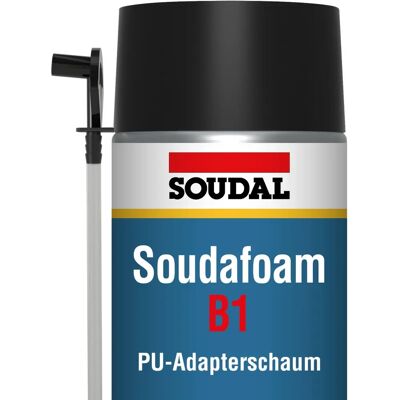 Soudal 750ml - Schiuma di poliuretano ignifuga B1 Soudal 750ml - Schiuma di poliuretano ignifuga B1