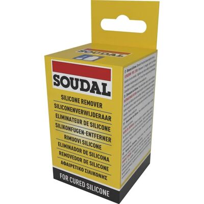 Soudal Gel Rimuovi Silicone - 100ml - Silicone Indurito, Profumo di Limone Soudal Gel Rimuovi Silicone - 100ml - Silicone Indurito, Profumo di Limone