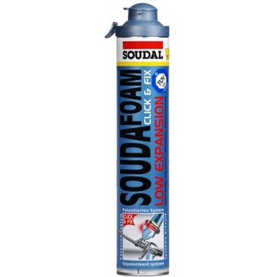 Soudal Champagne PU Schuim - Click&Fix 750ml Isolatie Soudal Champagne PU Schuim - Click&Fix 750ml Isolatie