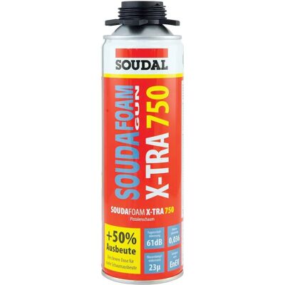 Soudal Soudafoam X-Tra B2 500 ml - Schiuma Soudal Soudafoam X-Tra B2 500 ml - Schiuma