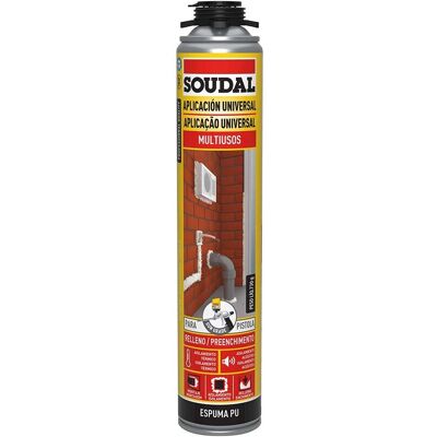 Soudal Classic 115798 Pistolet en polyuréthane Beige - Mousse - Publicité Soudal Classic 115798 Pistolet en polyuréthane Beige - Mousse - Publicité