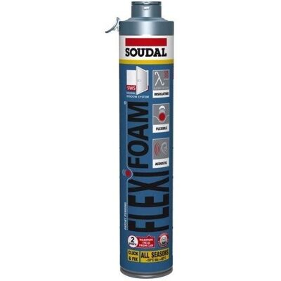 Soudal Flexifoam Polyurethaan Schuim - Elastisch, Isolatie & Dichting Soudal Flexifoam Polyurethaan Schuim - Elastisch, Isolatie & Dichting