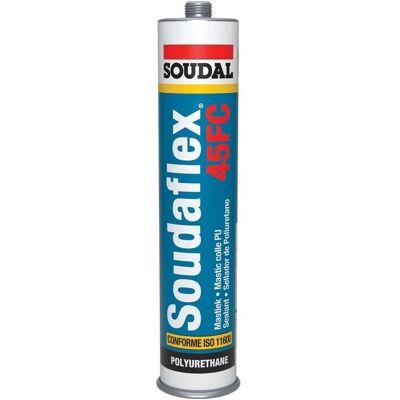 Soudal Soudaflex 45FC Silicone Adhesive - Polyuréthane à Haute Module - Publicité Soudal Soudaflex 45FC Silicone Adhesive - Polyuréthane à Haute Module - Publicité