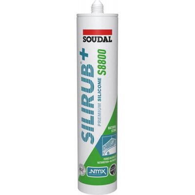 Soudal Silirub Ma Silicone Pierre Naturelle 300ML - Joint d'étanchéité Soudal Silirub Ma Silicone Pierre Naturelle 300ML - Joint d'étanchéité