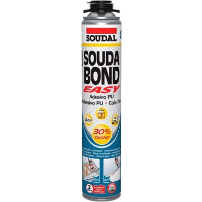 Schiuma di poliuretano Soudal SoudaBond Easy - Colla 750ml Schiuma di poliuretano Soudal SoudaBond Easy - Colla 750ml