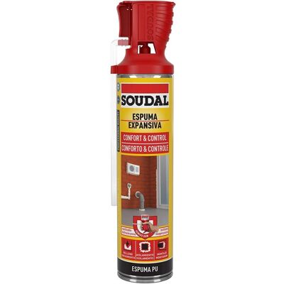 Soudal - Polyurethanschaum 600ml - Confort & Control Soudal - Polyurethanschaum 600ml - Confort & Control