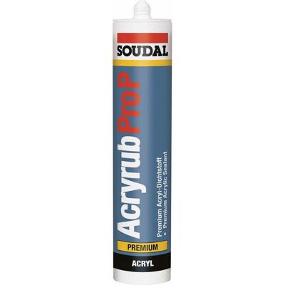 Soudal Acryrub Modelo 127419 - Masilla acrílica Soudal Acryrub Modelo 127419 - Masilla acrílica