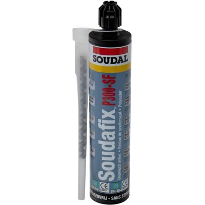 Soudal Soudafix P300-SF Polyester Chemisch Anker 280ml Soudal Soudafix P300-SF Polyester Chemisch Anker 280ml