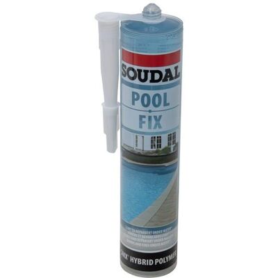 Soudal Soudal AY947 - Colle transparente pour piscine - Type de piscine Soudal Soudal AY947 - Colle transparente pour piscine - Type de piscine