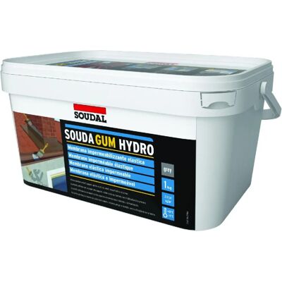 Soudal Hydro Block Wet Grigio - Impermeabilizzante 1kg Soudal Hydro Block Wet Grigio - Impermeabilizzante 1kg