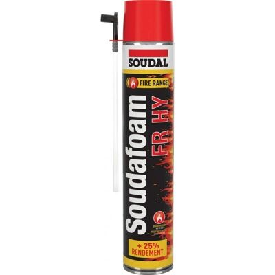 Soudal Vlamdichte Schuim - 750ml Spuitbus - Brandwerende Kit Soudal Vlamdichte Schuim - 750ml Spuitbus - Brandwerende Kit