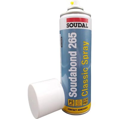Soudal 265 Contactlijm Spray - Lijmspray voor Verschillende Materialen Soudal 265 Contactlijm Spray - Lijmspray voor Verschillende Materialen