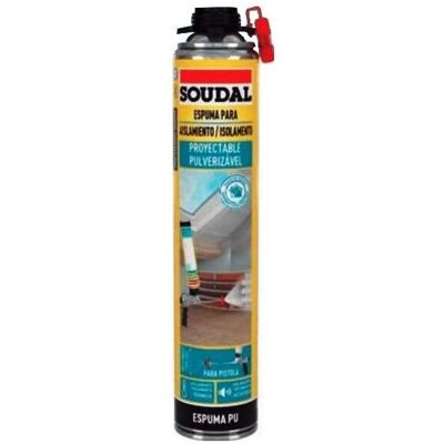 Pistola de Espuma de Poliuretano Soudal - 700 ml Aislamiento Pistola de Espuma de Poliuretano Soudal - 700 ml Aislamiento