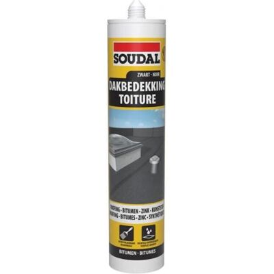 Soudal stucco per tetti 300ml - Tetti - Nero Soudal stucco per tetti 300ml - Tetti - Nero
