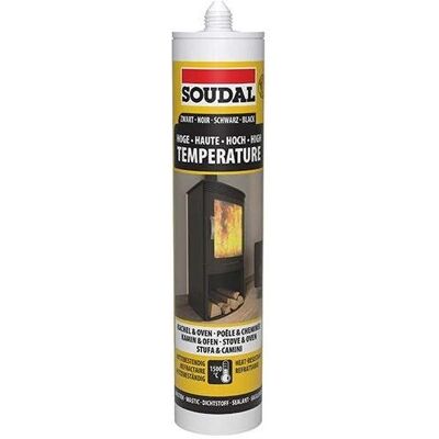 Soudal Sigillante ad Alta Temperatura - 290ml, 300ml, 310ml - Sigillante ad Alta Temperatura Soudal Sigillante ad Alta Temperatura - 290ml, 300ml, 310ml - Sigillante ad Alta Temperatura