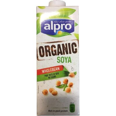 Alpro - Organic Soya Milk Alternative - 8x1L - Milk Alternative Alpro - Organic Soya Milk Alternative - 8x1L - Milk Alternative