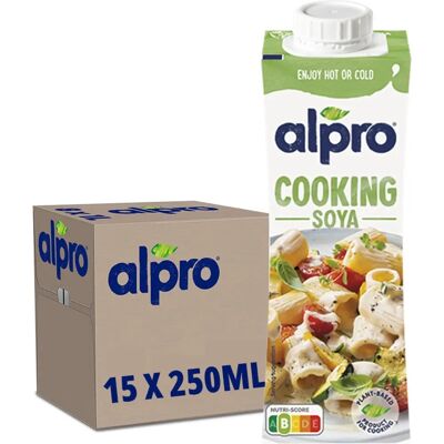 Crème de soja pour cuisiner Alpro - Produit de soja - Publicité Crème de soja pour cuisiner Alpro - Produit de soja - Publicité