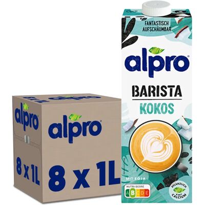 Bevanda Schiumosa di Cocco Alpro - Alternativa Vegana per Caffè - 1L Bevanda Schiumosa di Cocco Alpro - Alternativa Vegana per Caffè - 1L