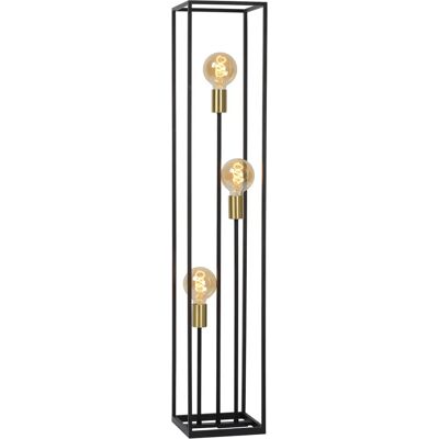 Nowoczesna lampa podłogowa Lucide Ruben - 3xE27 - Czarny Nowoczesna lampa podłogowa Lucide Ruben - 3xE27 - Czarny