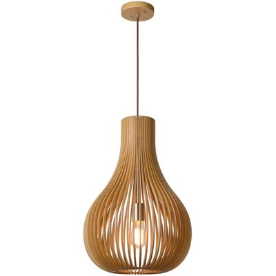 Lucide BODO - Skandinavische Hängeleuchte - 38cm - Holz Lucide BODO - Skandinavische Hängeleuchte - 38cm - Holz
