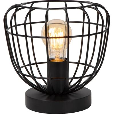 Lucide Lighting Filox Retro Tischlampe - Ø 20cm - 1xE27 - Schwarz Lucide Lighting Filox Retro Tischlampe - Ø 20cm - 1xE27 - Schwarz