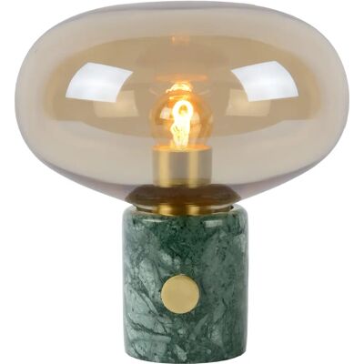 Lucide Charlize Vintage Tischlampe - Bernstein - 23cm - E27 Lucide Charlize Vintage Tischlampe - Bernstein - 23cm - E27