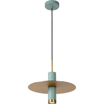 Suspension Lucide Selin - Turquoise - Ø35cm - Hauteur réglable - Lampe suspendue - Publicité Suspension Lucide Selin - Turquoise - Ø35cm - Hauteur réglable - Lampe suspendue - Publicité