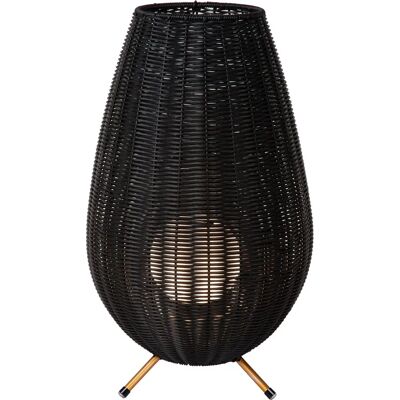 Lucide Lámpara de Mesa Recargable Grande para Exteriores - Negro - IP44 Lucide Lámpara de Mesa Recargable Grande para Exteriores - Negro - IP44