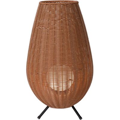 Lucide Colin Madera Re-carg. IP44 - Lámpara de mesa exterior - LED - 3W Lucide Colin Madera Re-carg. IP44 - Lámpara de mesa exterior - LED - 3W