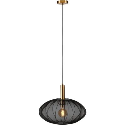 Lucide CORINA - Hängeleuchte - 50 cm - 1xE27 - Schwarz Lucide CORINA - Hängeleuchte - 50 cm - 1xE27 - Schwarz