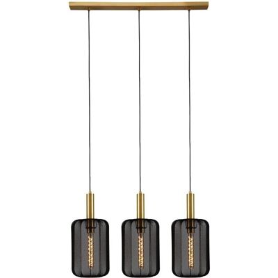 Lucide Corina 3 Light Bar Ceiling Pendant - Black Lucide Corina 3 Light Bar Ceiling Pendant - Black