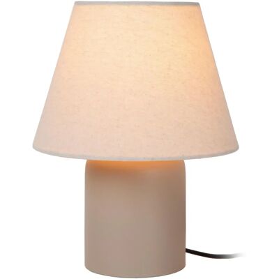 Lucide MACIA Lámpara de Mesa de Cerámica - Crema - IP20 Lucide MACIA Lámpara de Mesa de Cerámica - Crema - IP20