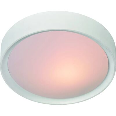 Lucide Lex Moderne Deckenleuchte - LED Dim to warm - 2xE27 - Weiß - Deckenleuchte Lucide Lex Moderne Deckenleuchte - LED Dim to warm - 2xE27 - Weiß - Deckenleuchte