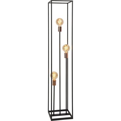 Lucide Arthur Czarna lampa stojąca - Nowoczesny design 3 źródła światła Lucide Arthur Czarna lampa stojąca - Nowoczesny design 3 źródła światła