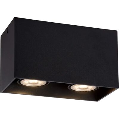 Foco de Techo Empotrado Bodi de Lucide - 2xGU10 Negro Foco de Techo Empotrado Bodi de Lucide - 2xGU10 Negro