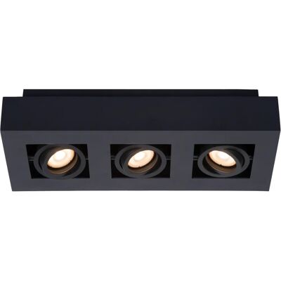 Lucide Xirax 3-Licht Dimmbarer Deckenstrahler - Modernes Schwarz Lucide Xirax 3-Licht Dimmbarer Deckenstrahler - Modernes Schwarz