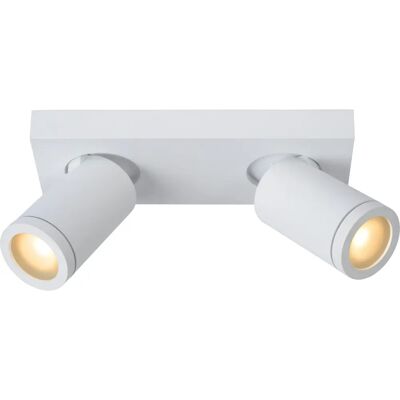 Lucide Taylor Dobbel Takspotlys - Dimmbar, IP44, Hvit Lucide Taylor Dobbel Takspotlys - Dimmbar, IP44, Hvit
