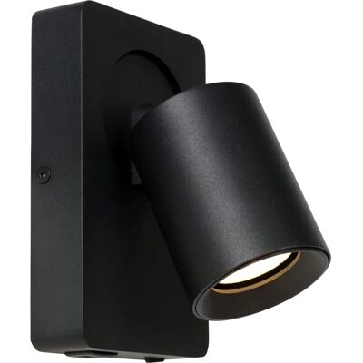 Stěnové svítidlo Lucide Nigel - LED stmívatelné - USB - Černé Stěnové svítidlo Lucide Nigel - LED stmívatelné - USB - Černé