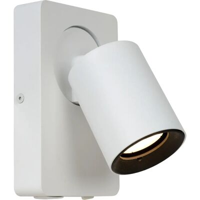Lucide Nigel Wandspot - Dimbare LED - USB - Wit - Wandlamp Lucide Nigel Wandspot - Dimbare LED - USB - Wit - Wandlamp