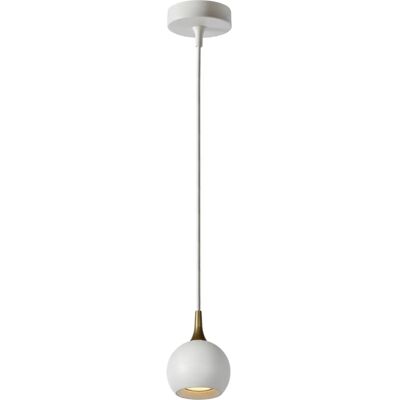 Lucide Favori Modern Pendelleuchte - Ø 9cm - 1xGU10 - Weiß - Pendelleuchte Lucide Favori Modern Pendelleuchte - Ø 9cm - 1xGU10 - Weiß - Pendelleuchte