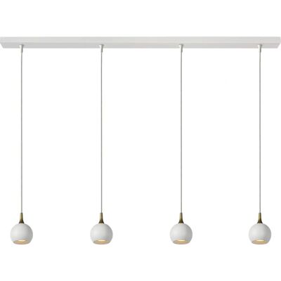 Lucide Favori 4-Licht Weiße Pendelleuchte Lucide Favori 4-Licht Weiße Pendelleuchte