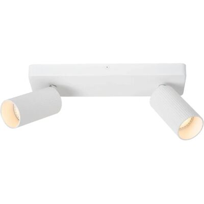 Lucide Clubs Moderne Doppel-Deckenstrahler - 2xGU10 - Weiß Lucide Clubs Moderne Doppel-Deckenstrahler - 2xGU10 - Weiß